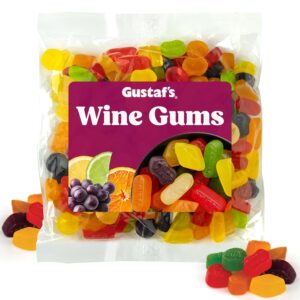 Gustaf's Wine Gums Candy - 2.2 lb Bag | Gourmet Wine Flavored Gummies - Assorted Fruity Chewy Candy - Bulk Bag for Sharing, Parties, Candy Bowls