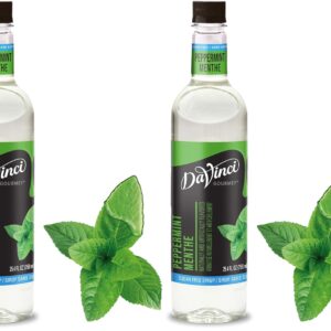 DaVinci Gourmet Sugar-Free Peppermint Syrup, 25.4 Fluid Ounces (Pack of 2)